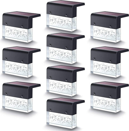 Solar™ Waterdichte Nieuwe RGB Led Licht Stap Hek Licht